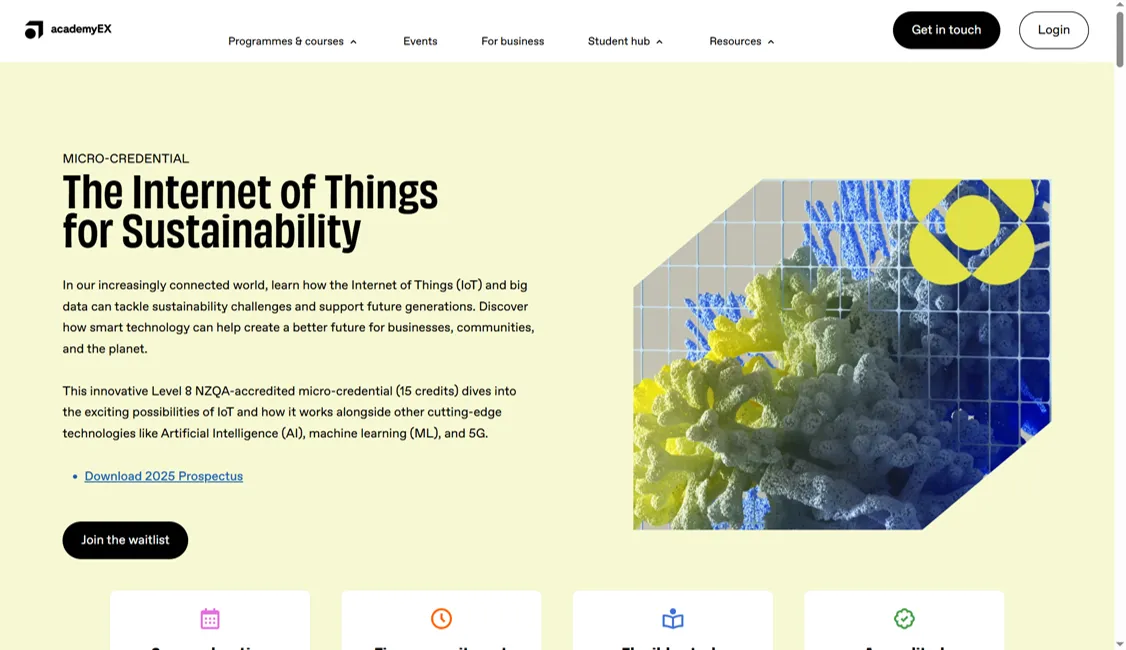 Course on IoT for Sustainability