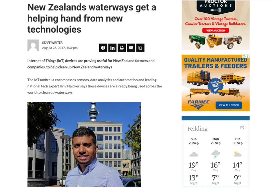 Farm Trader article on water technologies