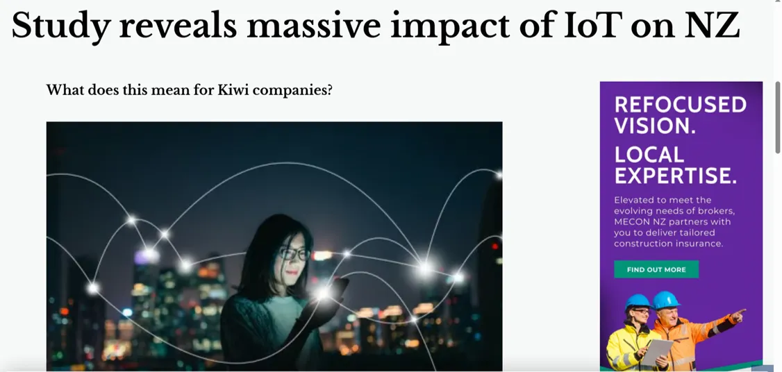 Insurance Business Mag article on IoT impact